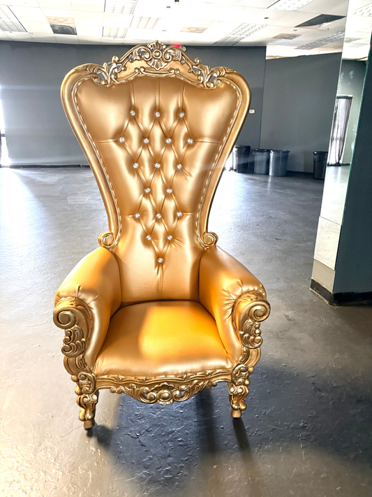 Gold Throne Chair For Rent